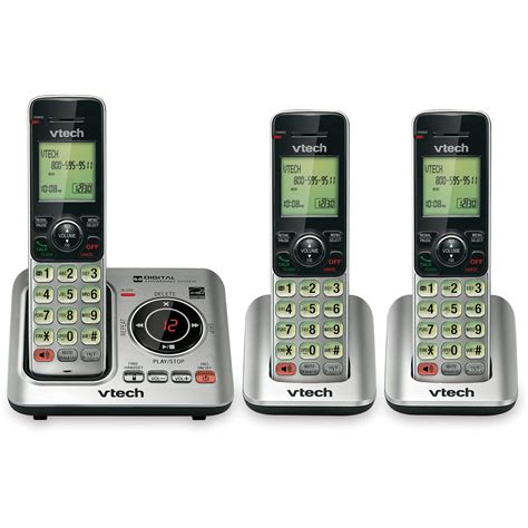 Vtech Cs6629 3 Cordless Phone With Answering Machine And Caller Idcall