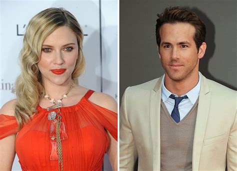 Scarlett Johansson And Ryan Reynolds Celebrity Couples Scarlett