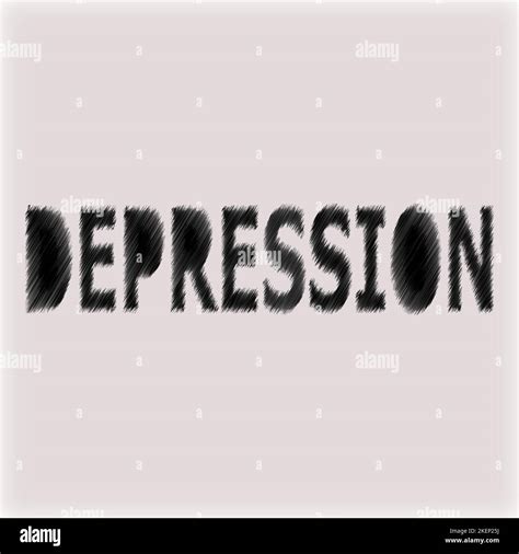 Depression Vector Illustration Mental Health Psychiatry Issues