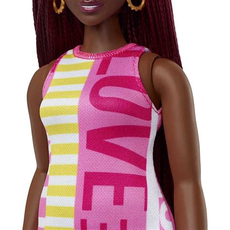 Barbie Fashionistas Doll 186 Curvy Crimson Braids