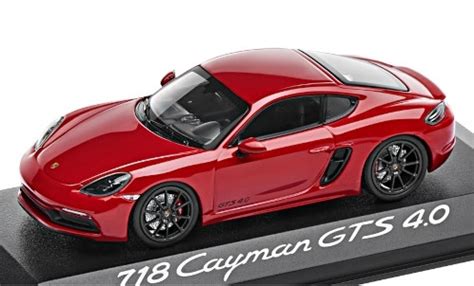 Miniature Porsche Cayman GTS Minichamps GTS Rouge