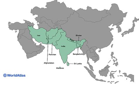 How Many Countries Are There In Asia Worldatlas
