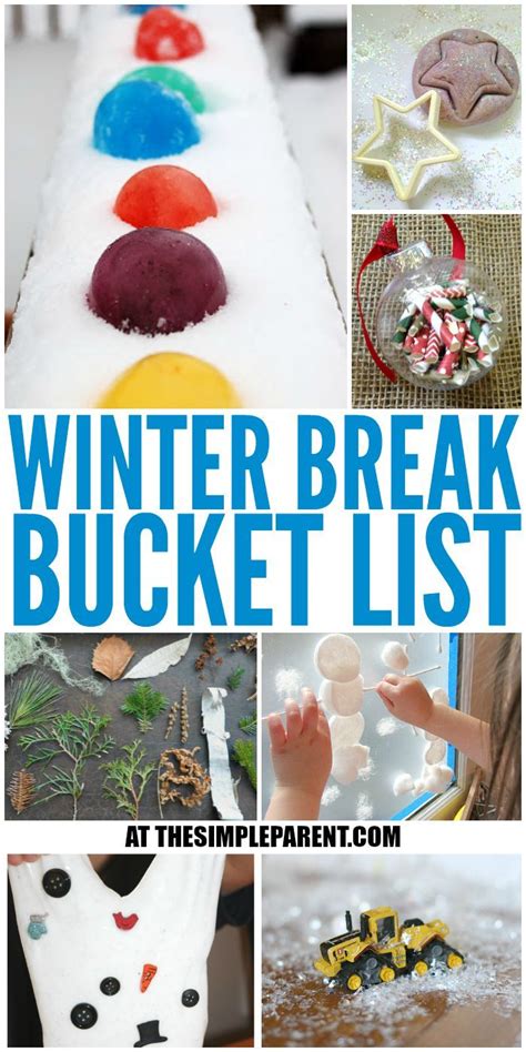 Blast Boredom With This Winter Break Bucket List For Kids Winter