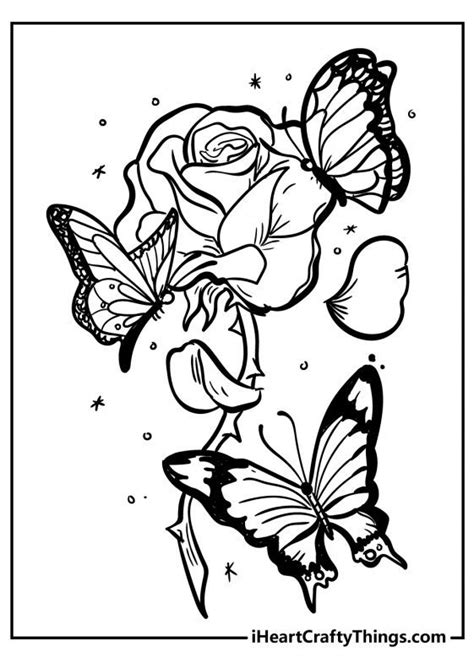 Rose Coloring Pages 100 Free Printables