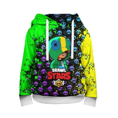 Childrens Sweatshirt 3d Brawl Stars Leon Hoodies And Sweatshirts