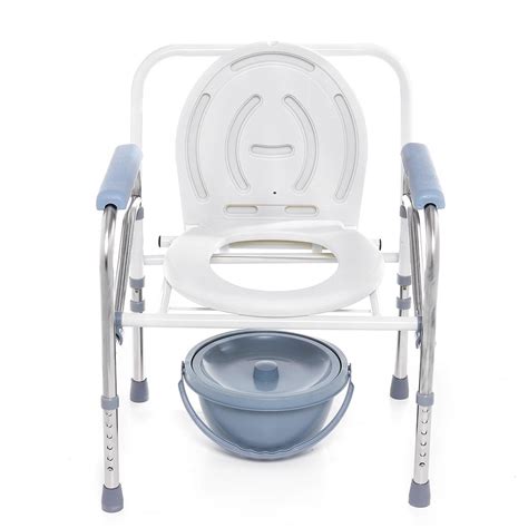 Portable elderly bathroom toilet chair stable high strength toilet for handicapp. portable foldable potty chair toilet adjustable commode ...