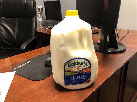 I Forgot About This Gallon of Milk Until Today When I Found It...