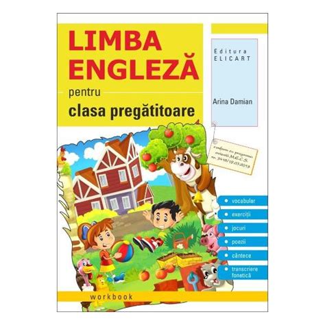 Limba Engleza Pentru Clasa Pregatitoare Arina Damian Libraria Clb