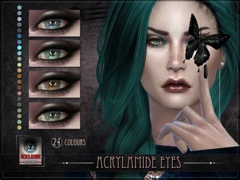Acrylamide Eyes For The Sims Found In Tsr Category Sims Eye Colors