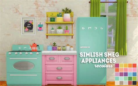 Lina Cherie Ts4 Simlish Smeg Appliances Recolors Ravasheen
