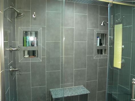 By jenn | last updated: 2 Person Master Shower with floating bench on back center ...