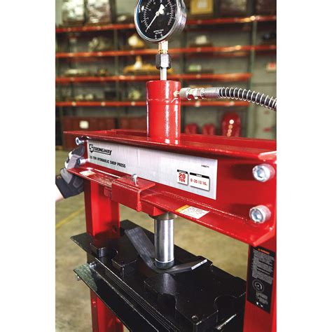 Strongway Ton Hydraulic Shop Press With Gauge Primadian