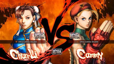 Chun Li Vs Cammy Ultra Street Fighter 4 High Level Epic Insane