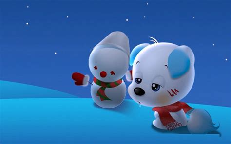 Animatedcartoondesktopwallpaper Cute Cartoon Puppy 1800 X 1125