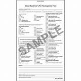 Class B Cdl Pre Trip Inspection Checklist Form Pictures