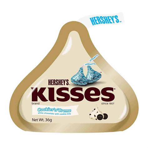Hersheys Kisses Cookies N Crème 36g All Day Supermarket