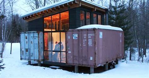 Walkthrough of the first version of the 20' shipping container hunting cabin for coweta container solutions. Shipping Container Homes | Big Boom Blog