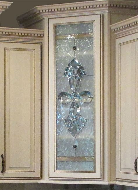 Custom Stained Glass Cabinet Door Inserts Stained Glass Cabinets