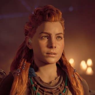 She was created by gaia, the governing artificial intelligence. Aloy (Horizon : Zero Dawn)