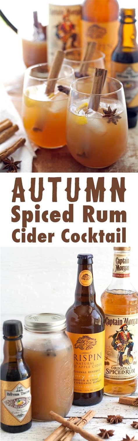 This traditional puerto rican christmas cocktail is full of rich. Autumn Spiced Rum Cider Cocktail » The Thirsty Feast