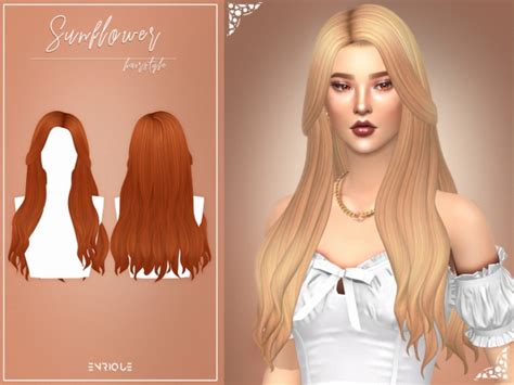 Sunflower Hairstyle At Enriques Sims Updates