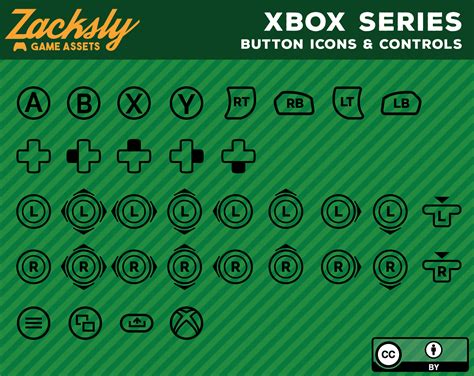 Xbox Series Button Icons And Controls By Zacksly