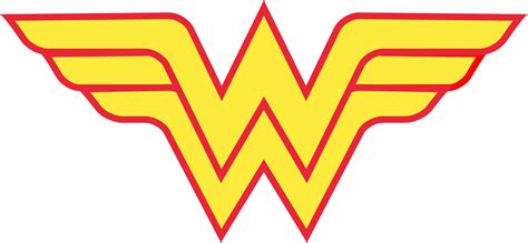 Cartoon Wonder Woman Logo Png