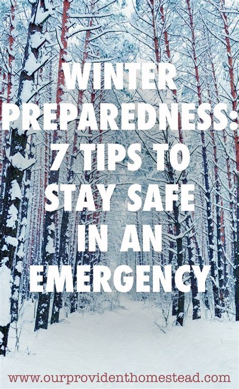 Winter Preparedness 7 Tips To Stay Safe In An Emergency Winter Hacks