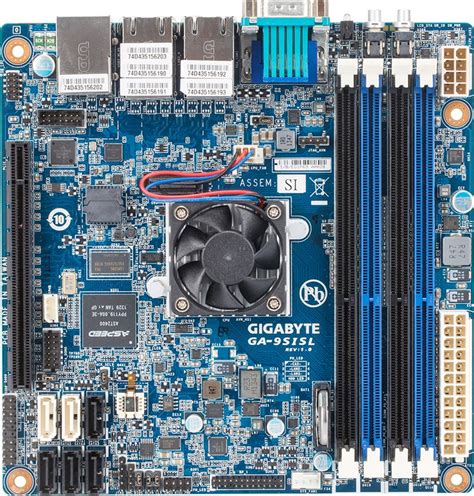 Gigabyte Mainboard Mini Itx Intel Atom C2750 Bga1283 Socket 4xdimm