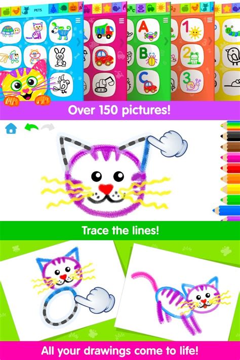 Drawing Academy Games For Kids Toddlers Apps Bini Bambini Drawing