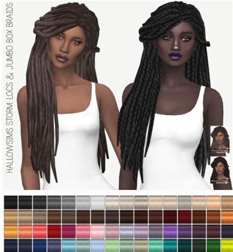 Miss Paraply Hallowsims Storm Solids • Sims 4 Downloads Sims Hair
