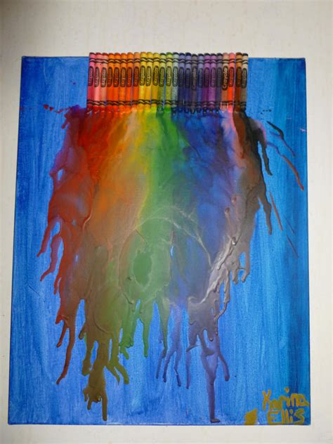 Melted Crayon Art By Midnawolf6658 On Deviantart