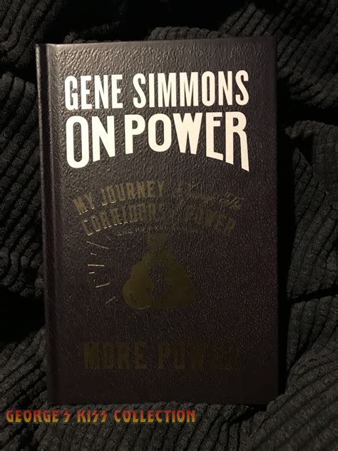 gene simmons on power book in george s kiss collection
