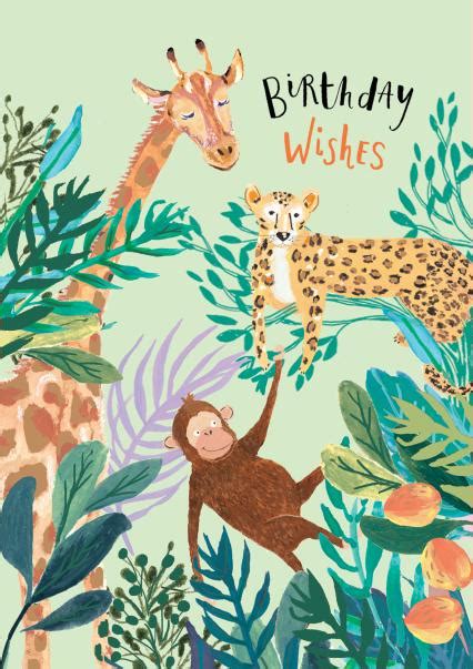Kids Birthday Jungle Animals Thortful