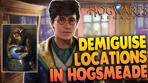 Where To Find All Demiguise Moon Statues In Hogsmeade In Hogwarts