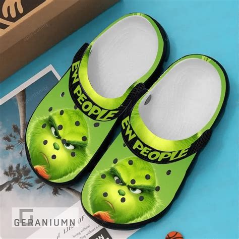 The Grinch Ew People For Lover Rubber Crocs Crocband Clogs Comfy