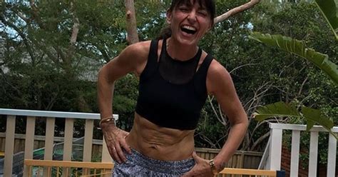 Super Fit Davina McCall Poses In The Bath On A Well Deserved Day Off