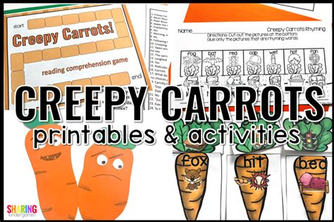 5 Amazing Creepy Carrots Activities In Kindergarten Sharing Kindergarten