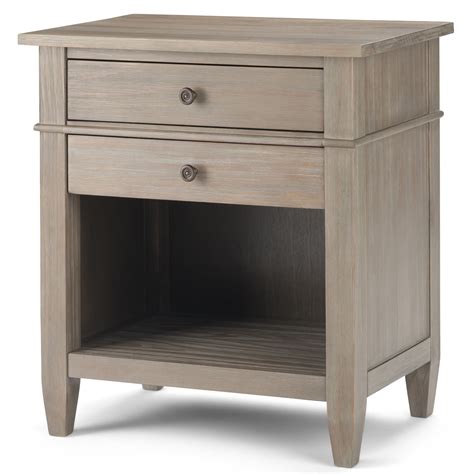 Brooklyn Max Richland Solid Wood 24 Inch Wide Contemporary Bedside