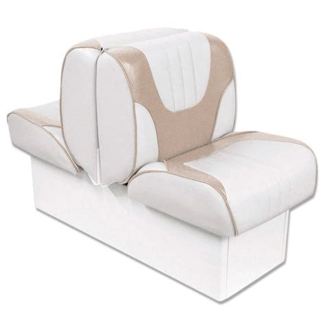 Overtons Deluxe Back To Back Lounge Boat Seat With 10 Base Overtons