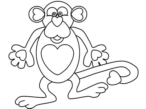 Justice Monkey Coloring Pages Download And Print For Free