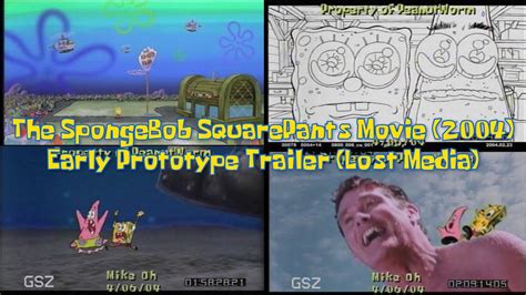 The Spongebob Squarepants Movie 2004 Early Prototype Trailer Lost