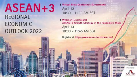 Asean3 Regional Economic Outlook 2022 Press Conference Join Us Live