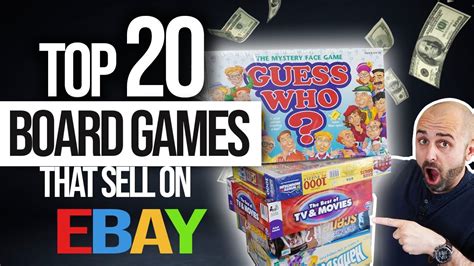 Top 20 Board Games That Sell On Ebay Ridiculously Fast In 2021 Youtube