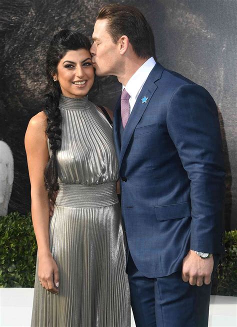 John Cena Kisses Girlfriend Shay Shariatzadeh At Doolittle Premiere