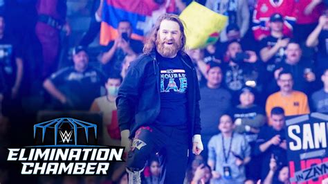 Sami Zayn Receives A Hero S Welcome From Montreal Wwe Elimination Chamber 2023 Highlights Youtube