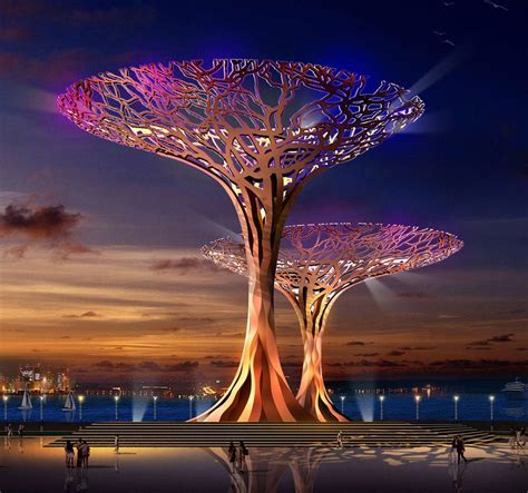 Modern Tree Large Outdoor Statues For Lighting Buy Large Outdoor