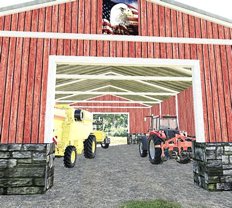Small Open Ended Storage Barn V10 Fs19 Farming Simulator 19 Mod