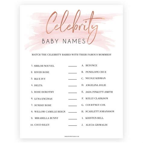 We did not find results for: Celebrity Baby Names Game - Pink Swash | Baby name game ...