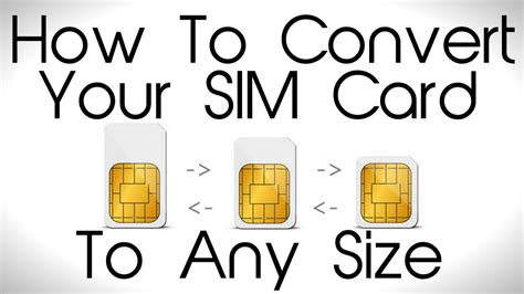 Minisim (2ff) to nanosim (4ff). How to Convert your SIM card to ANY Size - YouTube